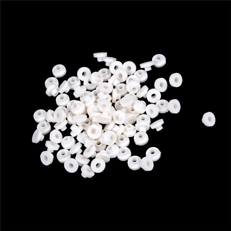 100pcs TO-3P TO-247 White Silicone particle Transistor Plastic Washer Insulation