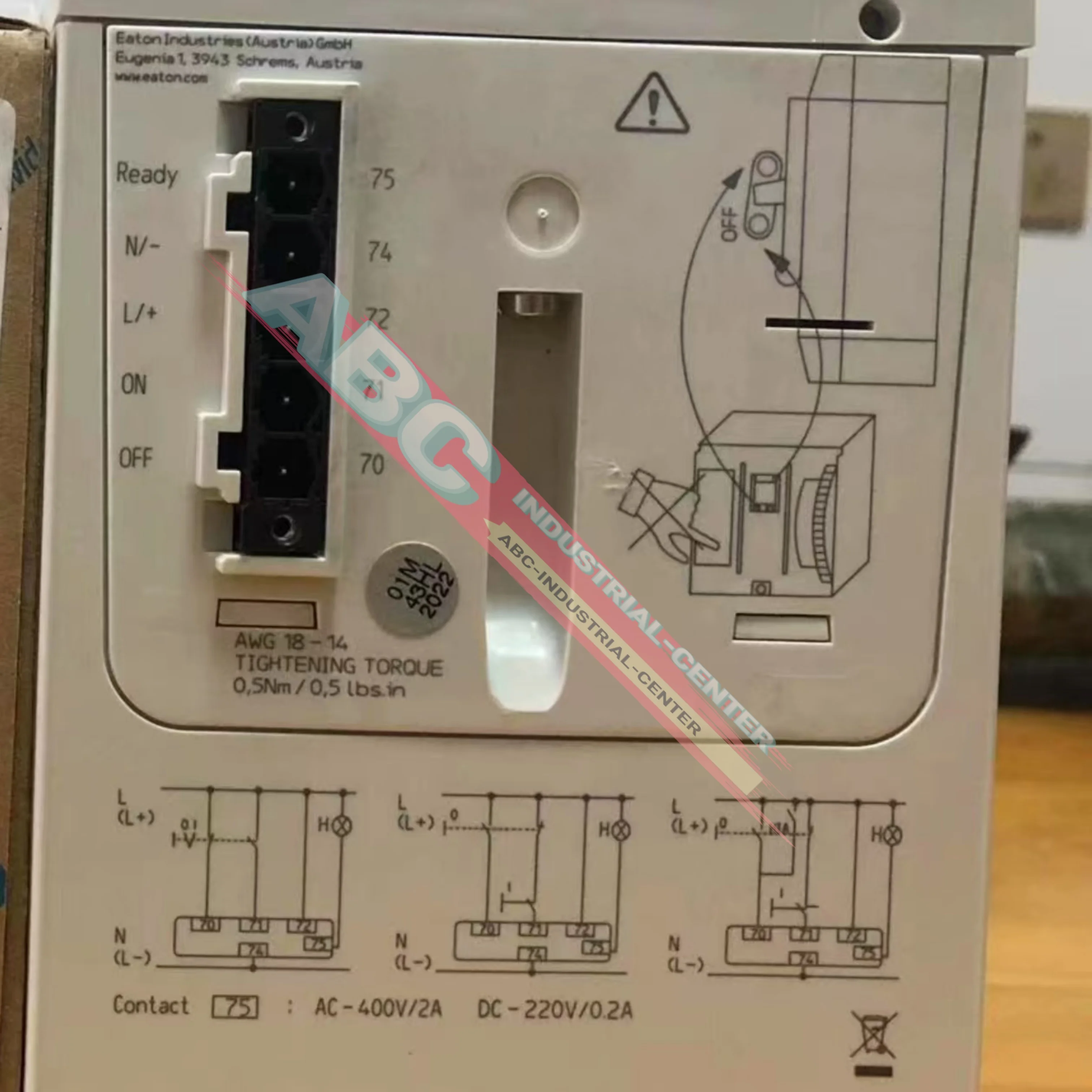 คอนแทคเตอร์ NZM2-XRD208-240AC T5-4-15682/I5/SVB DILM65(RDC24) ใหม่เอี่ยม