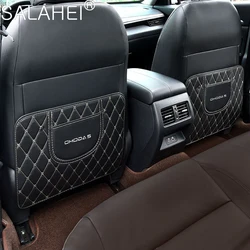 Car Seat Backrest Anti Kick Protector Cover Pad Anti Dirt Mat Storage Bag For Chery Omoda 5 C5 FX S5/GT 2022 2023 2024 Accessory