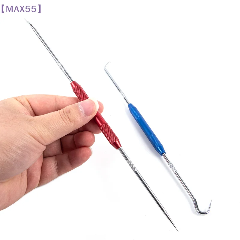 【MAX-55】2Pcs Car Auto Oil Seal Screwdrivers O-Ring Seal Gasket Puller Remover Pick Hooks