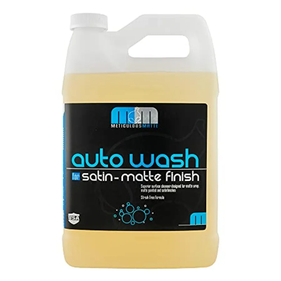

Foam Cannon Bucket Wash Application: Matte-Finish-Safe Car Wash Soap, Matte Black, pH-Neutral Gentle Cleaning