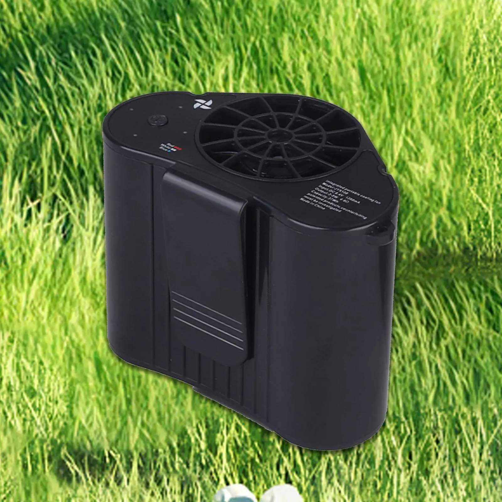 Ventilador de cinto casa ciclismo correndo 3 velocidades trabalhos ao ar livre viagem recarregável jardinagem forte vento fazenda ventilador pessoal portátil