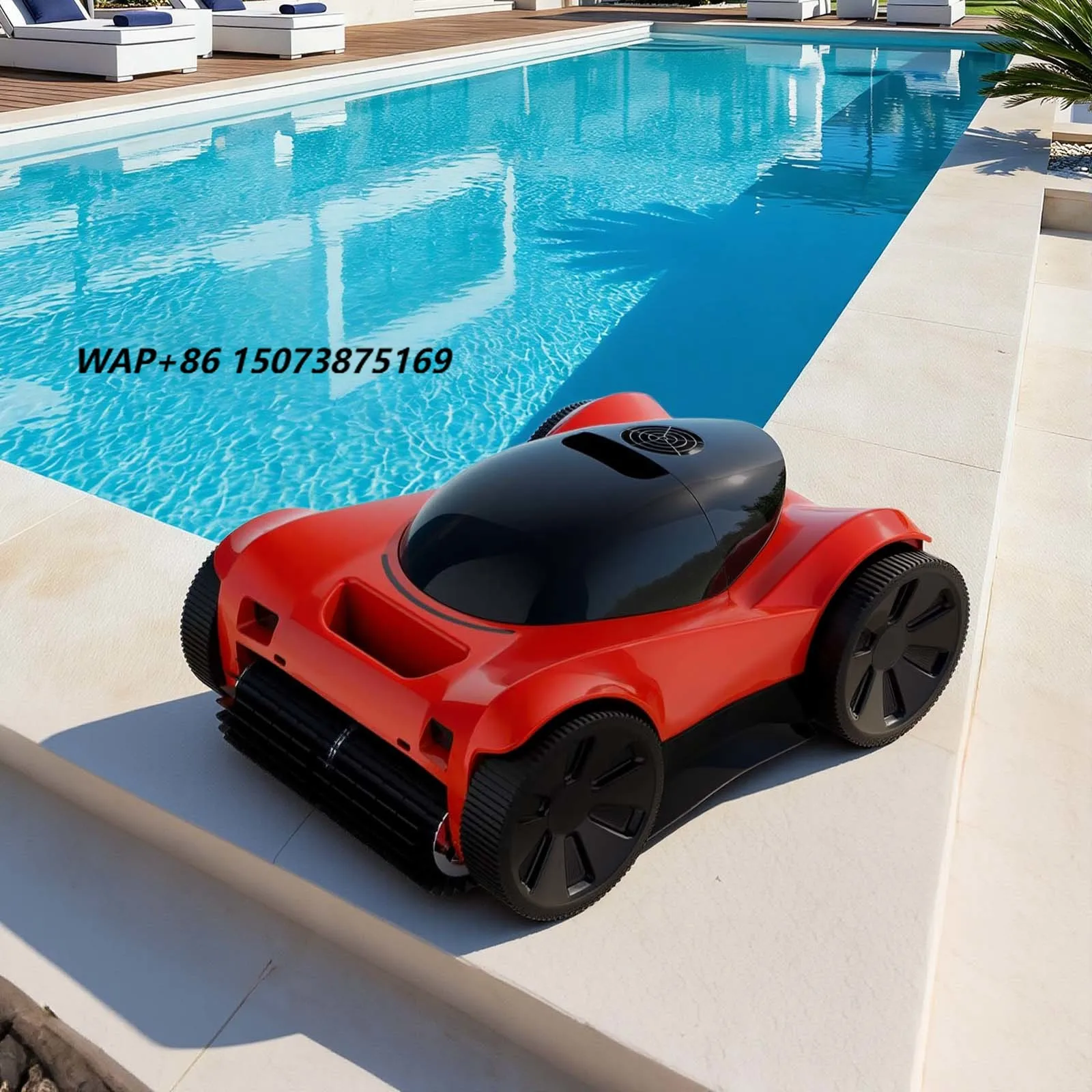 

Commercial Automatic Pool Cleaner 600-800㎡ Coverage 300W Power Motor Robotic Pool Cleaner