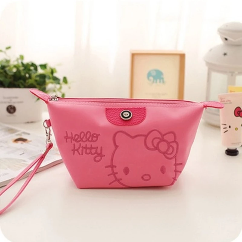 Sanrio Hello Kitty'S New Cute Makeup Bag Large-Capacity Waterproof Storage Bag  Toiletry Bag And Portable Travel Souvenir Gifts