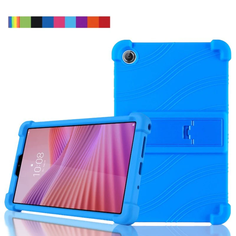 

Чехол для планшета Lenovo Tab One 8,7 дюйма, силиконовый противоударный чехол для Lenovo TB305FU, портативный чехол-подставка, держатель-подставка