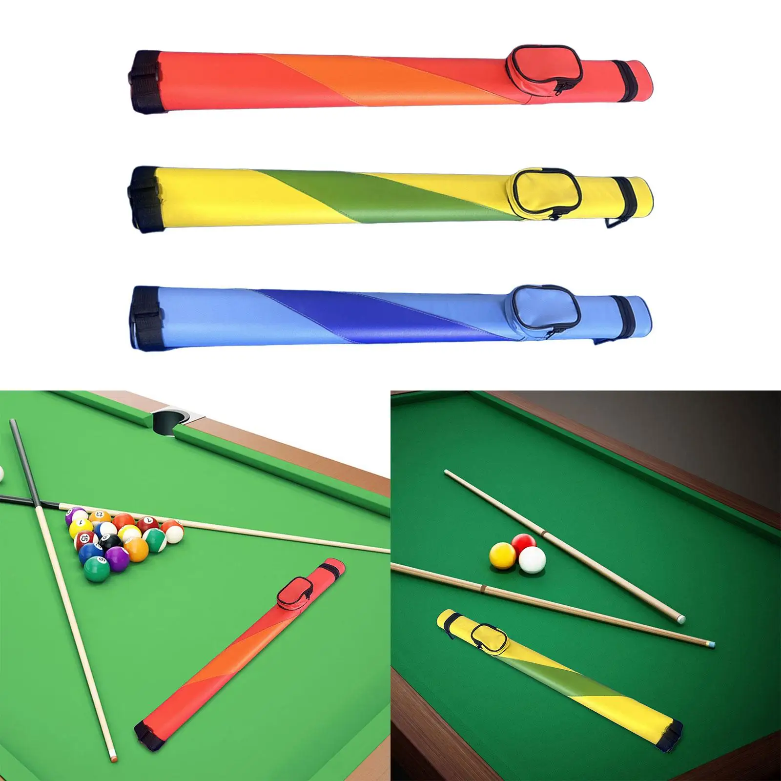 

Чехол для бильярдного кия вмещает 1 комплект, 1/2 бильярдного кия, противоударный, 1x1, пылезащитный чехол для бильярдного кия, чехол для переноски, держатель, сумка для бильярдной клюшки