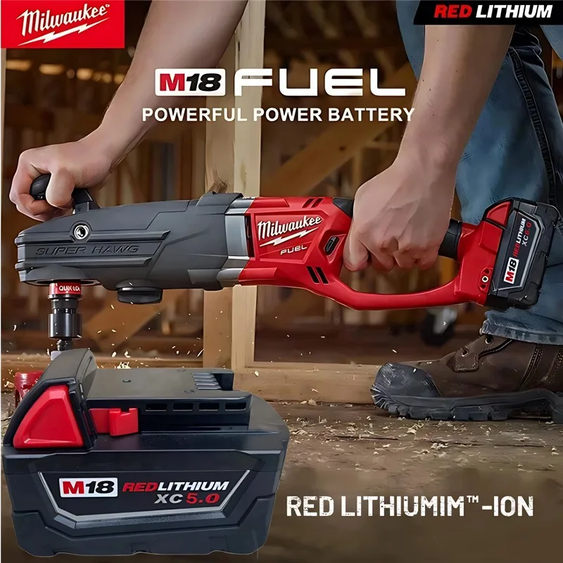 

Оригинальный аккумулятор Milwaukee M18 5.0Ah 18V REDLITHIUM, ионный, высокой мощности, с длительным сроком службы