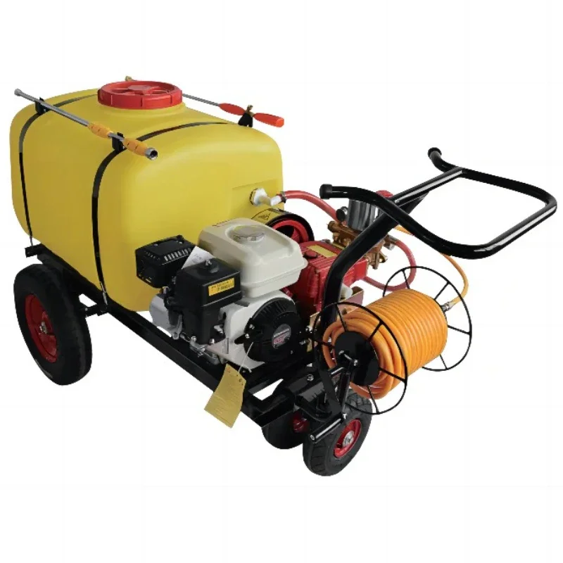 

Medium green 200L hand push type sprayer, agricultural powered sprayer disinfection sprayer