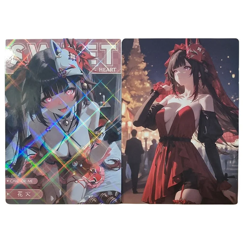 Anime deusa história raro tamanho a5 cartão colecionável reversível yoimiya bronya bronya brilho robin seele kafka brinquedos para menino presente de aniversário