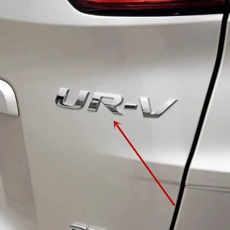 1pcs forHonda CR-V XR-V XR-V ABS Chrome Silver /Black car Emblem Fender side Rear tail trunk badge sticker Decal styling - Image 6