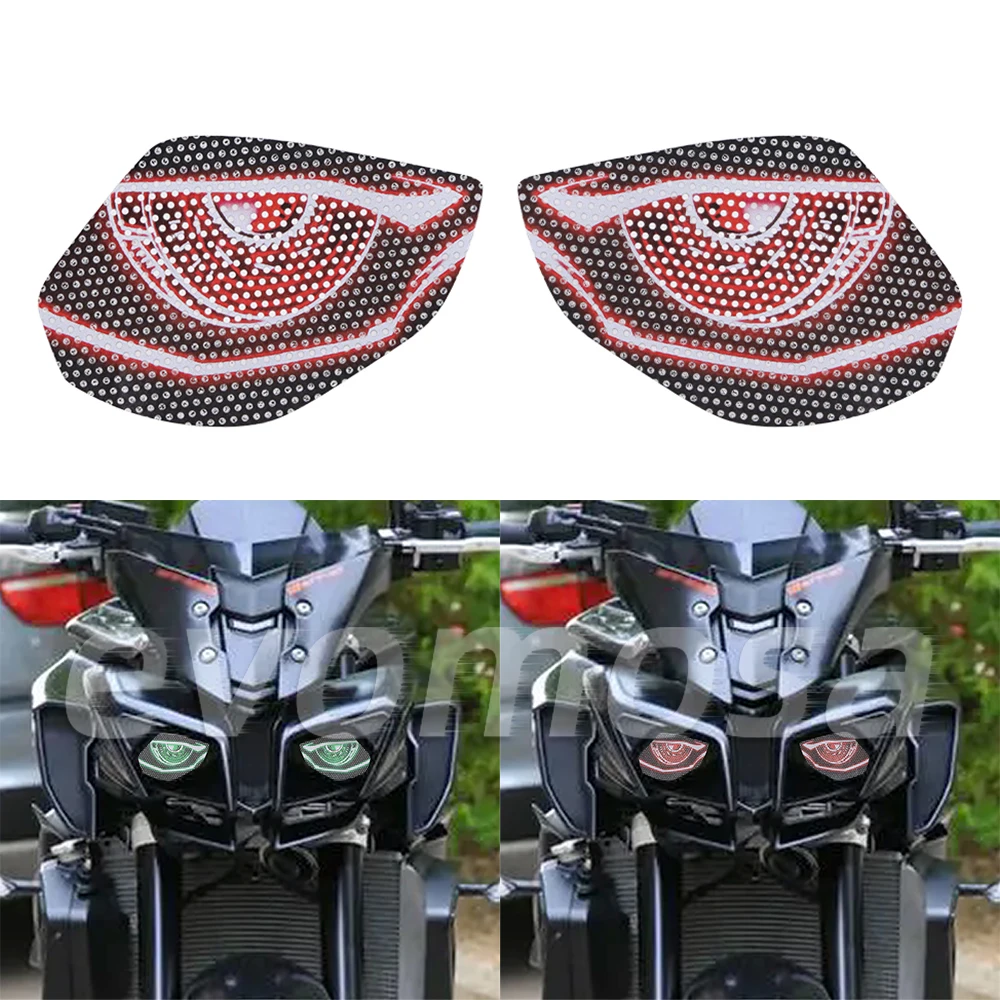 Motorcycle Headlight Sticker For Yamaha MT-10 MT10 2016 2017 Decals Head Light Pegatinas 3D Guard