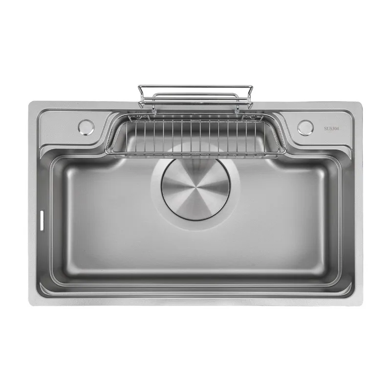 Stainless steel sink Small rice grains 304 stainless steel sink Kitchen vegetable basin Kitchen vegetable sink