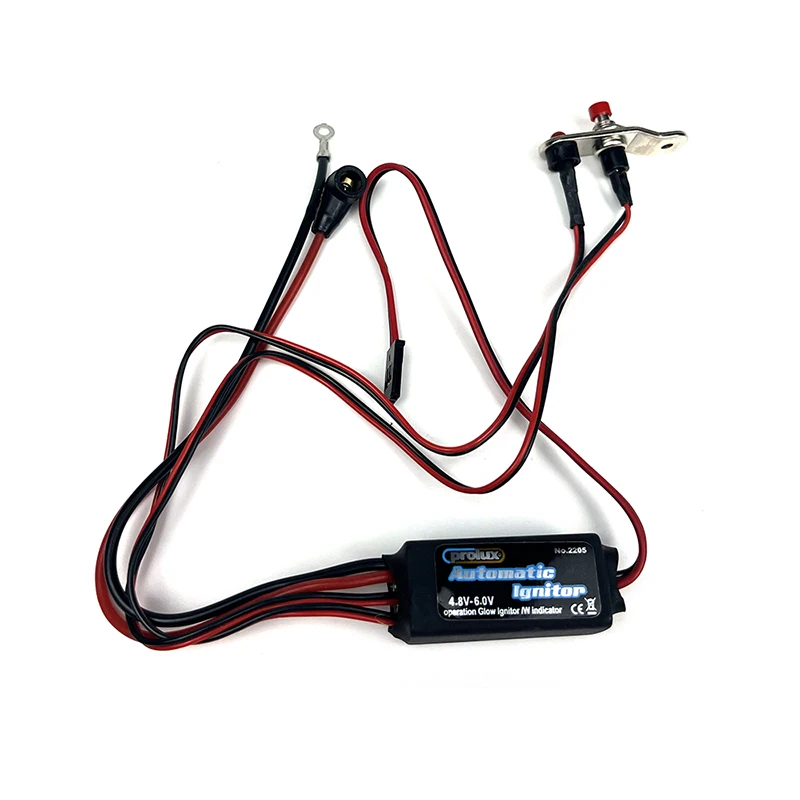 Prolux DC 4.8V ~ 6.0V Automatic Glow Button Ignitor With Indicator For RC Heli Plane Model