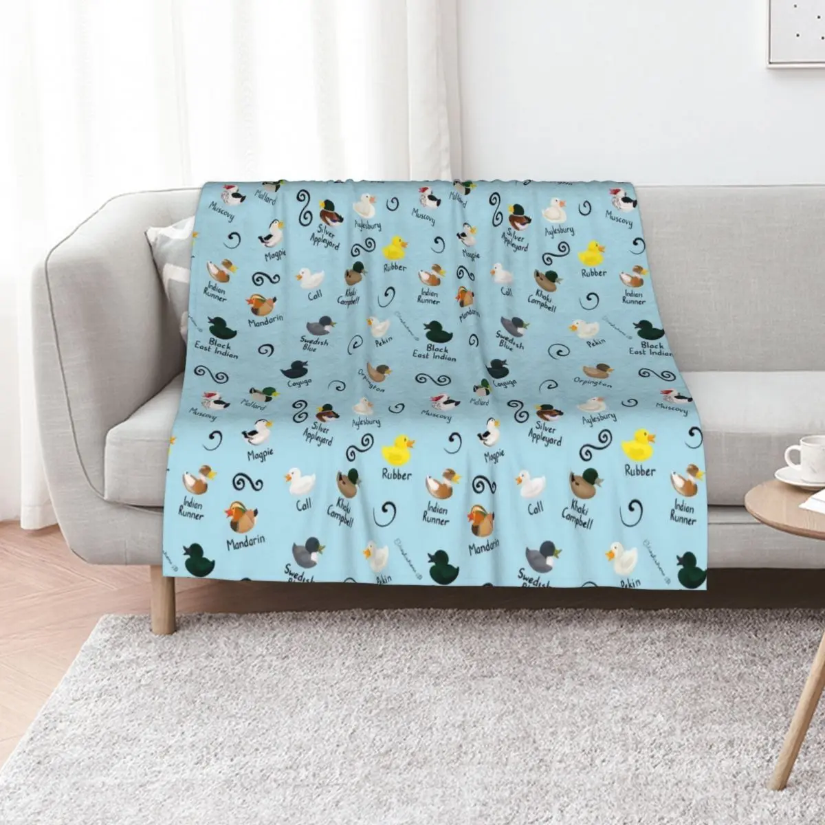 

Ducks Ducks Ducks Throw Blanket Thins Cute Decorative Sofa Luxury Brand Blankets