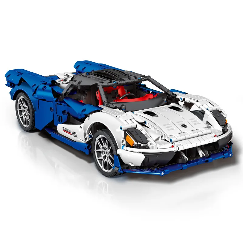 Super Sport Auto Building Block Scala 1:10 Veicolo Cyber 2077 Italiano SP3JC Modello di Montaggio Tecnico Giocattoli di Mattoni Per I Ragazzi Regali