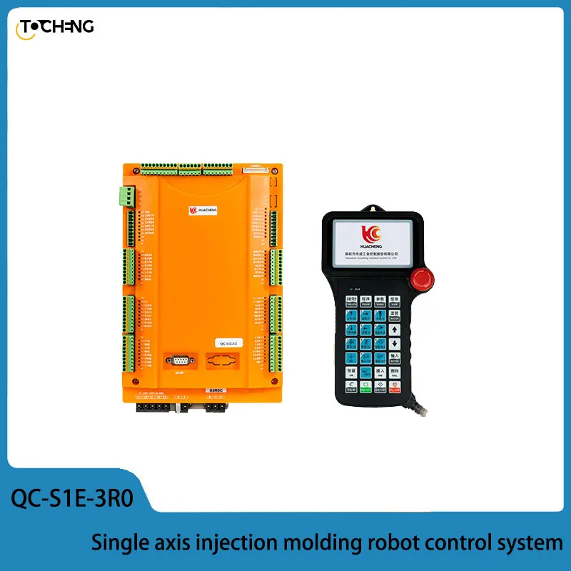 HMI QC-S1E single-axis injection molding manipulator control system  servo controller teach pendant drive control integration