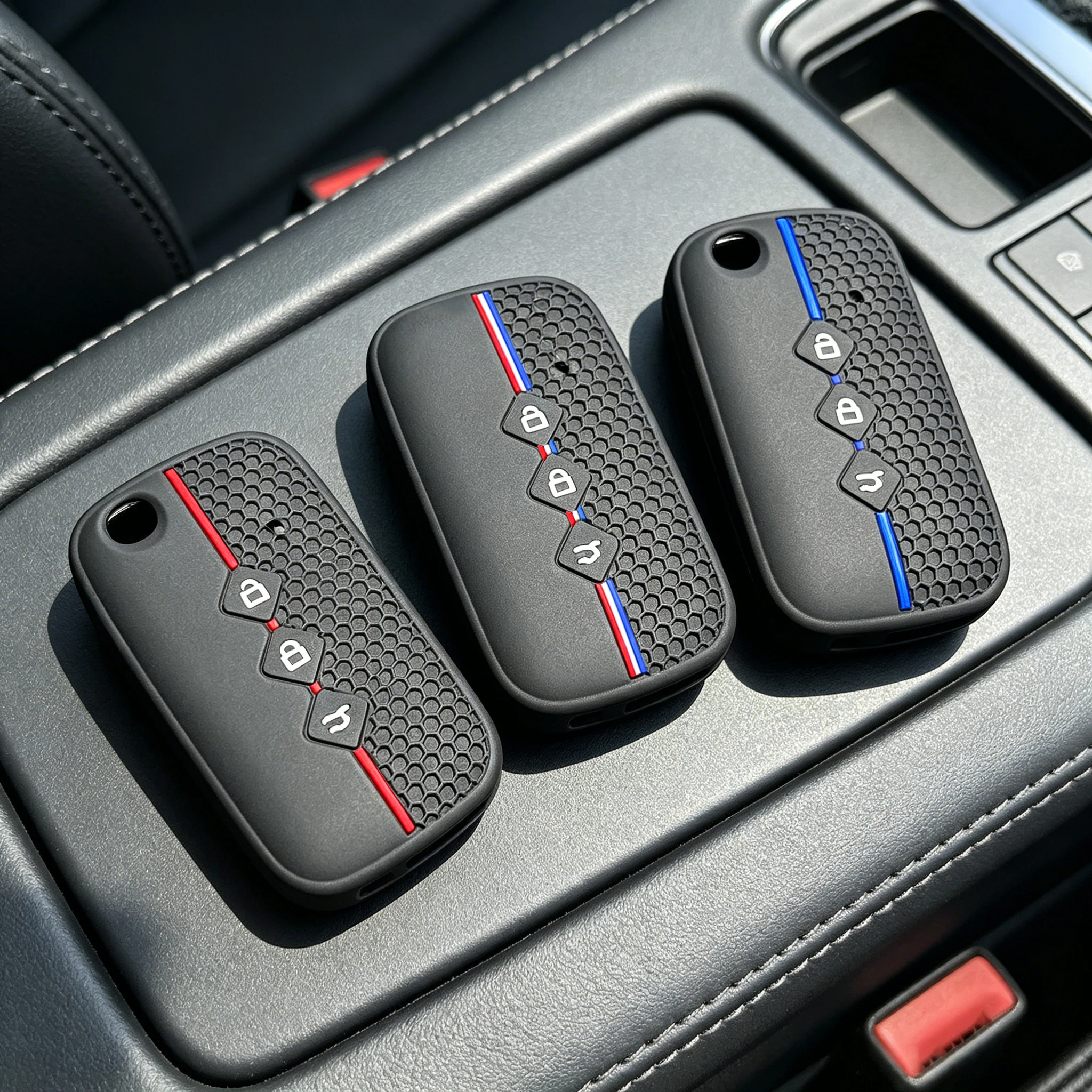 Silicone Key Caps Holder Car Key Case Cover For Chevrolet Groove 2026 Aveo Captiva Sail 2023 2024 2025 Keychain Accessories