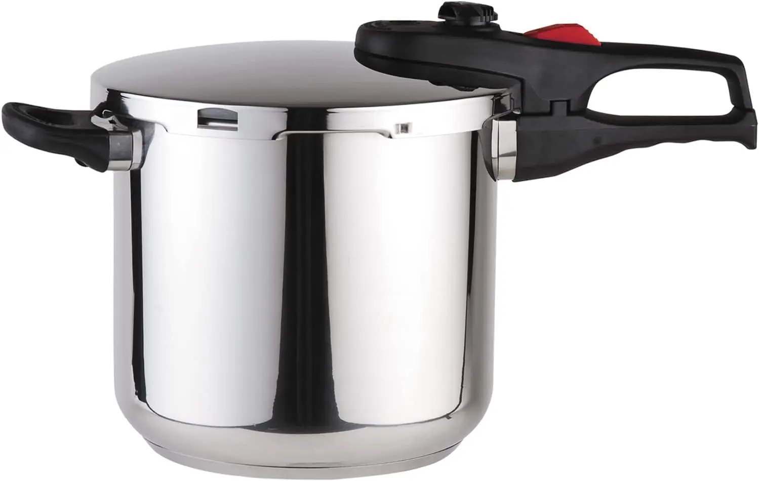 Magefesa Practika Plus - Olla Express Rápida 7.5L, Acero Inoxidable 18/10, Sensor de Presión, Inducción, Ahorro Energético, Coci