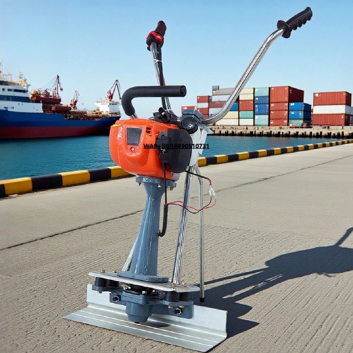 High Quality  Engine Concrete Vibrator Power Screed for Leveling Concrete