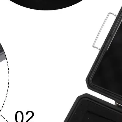 for rugged Waterproof for Tool Box for Tools Cameras and Instruments Airtight Dry Storage Case with Shockproof Sponges