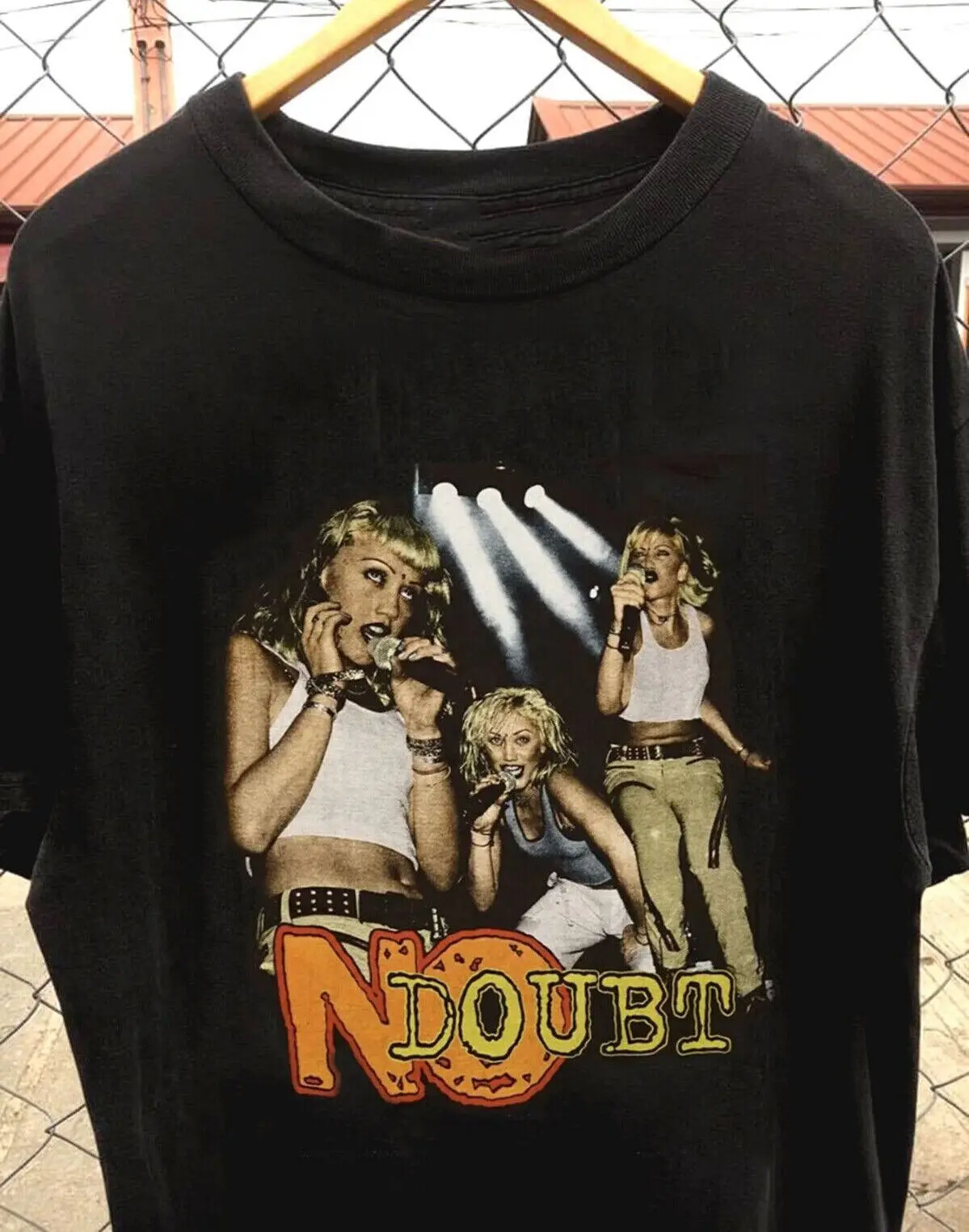 Vtg No Doubt Band Live In Concert Cotton Black All Size Unisex Shirt J837