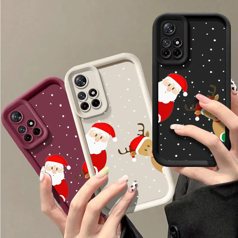 Christmas Fashine Case For Redmi NOTE 10C 11 11T 12 12S 12C 13 13C A1 A2 A3 K40 K50 PRO PLUS 4G 5G Shockproof Soft Cover Shell