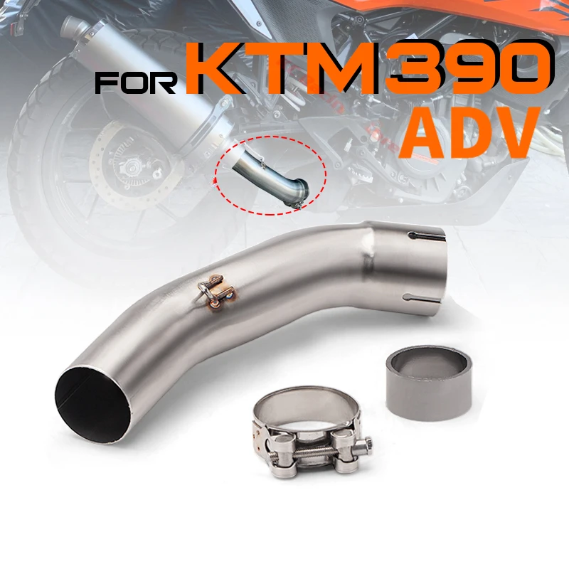 

Надевается для KTM DUKE KTM390 Adventure ADV, выхлопная труба среднего звена мотоцикла, соединительный глушитель 51 мм
