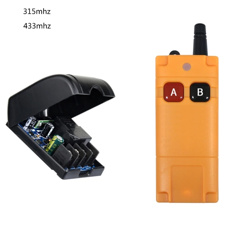 

40A 12V-48V Remote Control Switches Long Distance Wireless Switches Wireless Remote Control for Motor 315/433MHz