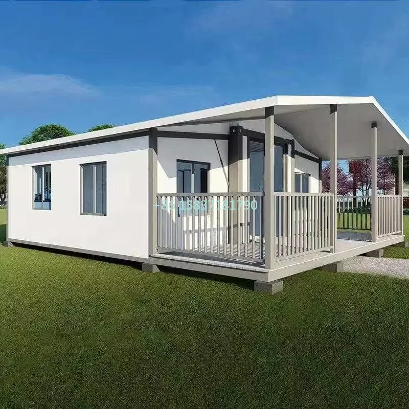 Low Cost Folding Container House 2 Bedroom Foldable Container Mobile Home 20FT Expandable House Container Living Room for US