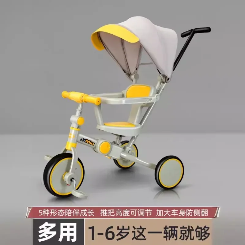 

Balancing bicycle Children's bicycle Multi-functional pedal-free three-wheeled scooter 1-3 Baby scooter