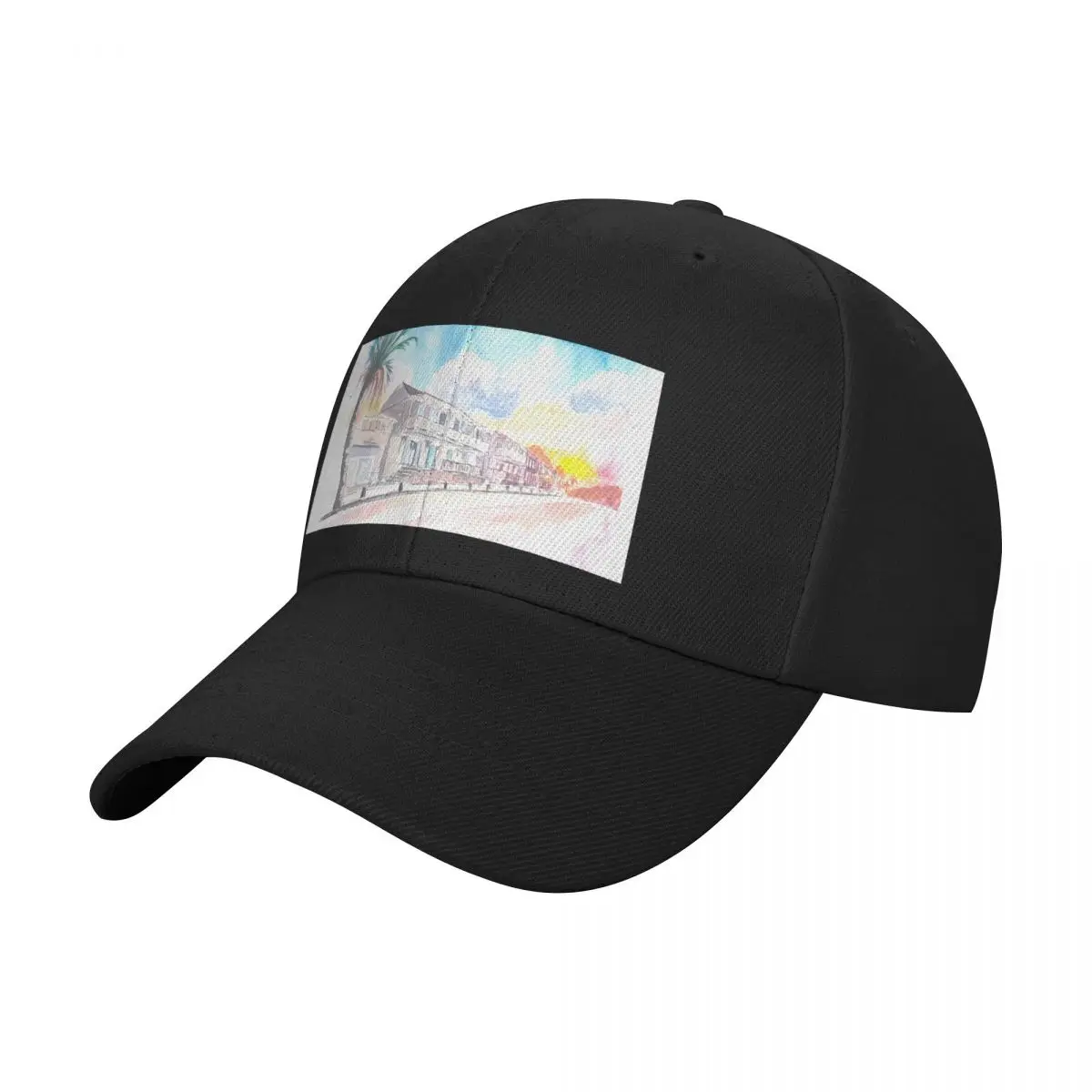 French Caribbean Vibes in Marigot Saint Martin Baseball Cap fashionable sailor cap for men Caps Male Women's