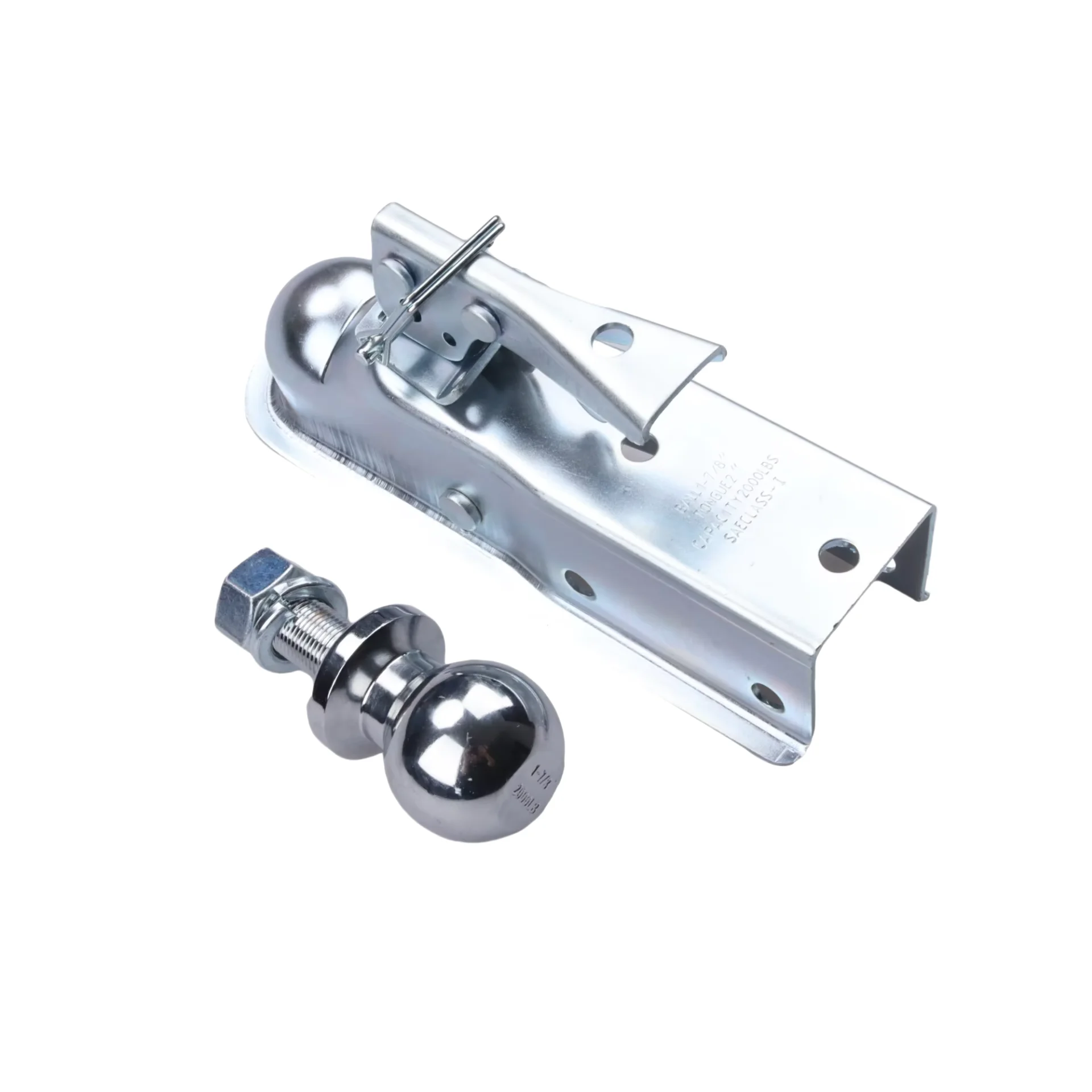 

Trailer Hitch Ball Tow Hook Heavy Duty with Mounting Kit for SUV Truck Towing Accessories Rear Bumper Tow Bar Off Road Recovery