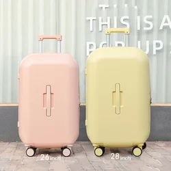 Large Capacity Thickened Luggage Women's 26 28 Inch Universal Wheel Trolley Case Sports Version Overseas Checked Travel Suitcase