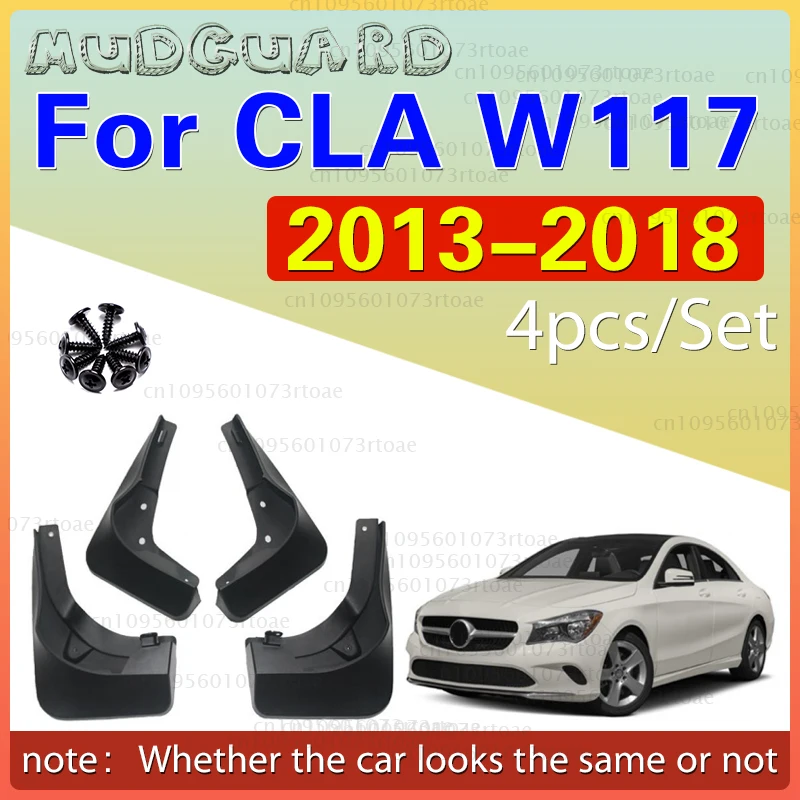 

For Mercedes Benz CLA W117 2013 2014 2015 2016 2017 2018 Fender Mudflaps Splash Guards Mudguards Mud Flaps car Accessories