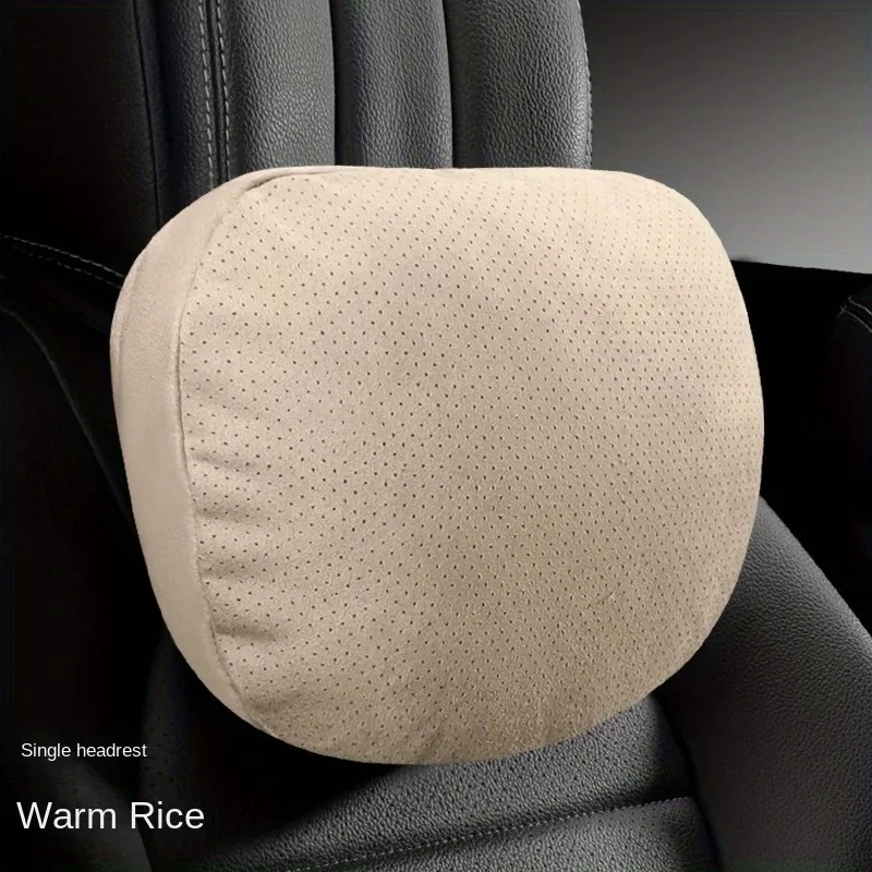 

Soft Adjustable Car Headrest & Lumbar Support - Maybach Design, S-Class Style, High-Quality Universal Fit