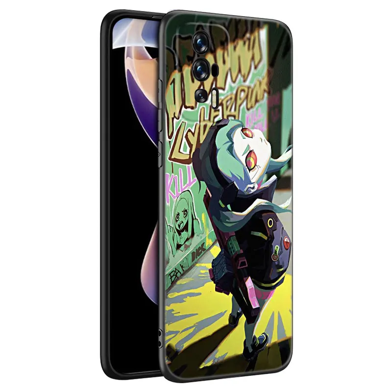 Rebecca Cyberpunk Edgerunners Phone Case For Xiaomi Redmi 7A 8A 9A 10A 11A 9C 10C 12C 13C 11 Prime A1 A2 Plus 12 4G Note 9T 12R