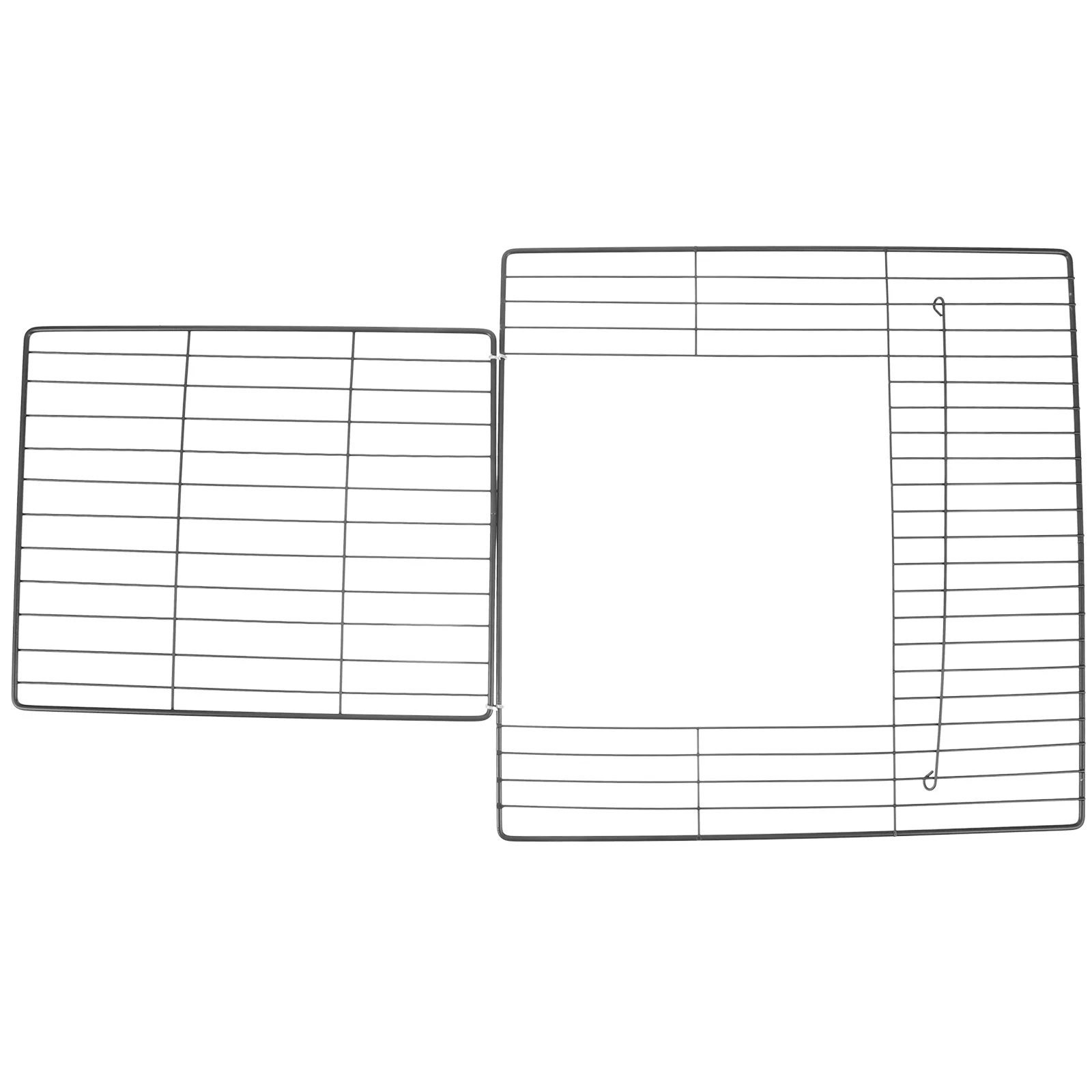 

Replacement Iron Pet Cage Door Panel Mesh Cat Dog Playpen Fence Door DIY Assemble Wire Cage Accessories Small Pet Gate