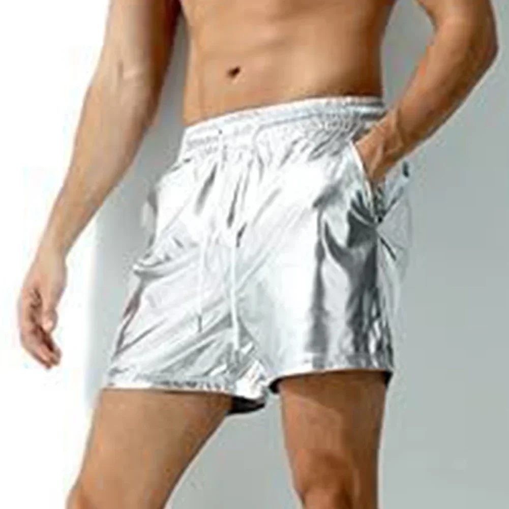 Wet Look Shorts Shorts Bodybuilding Brand New Casual Faux Leather Fitness Four Seasons GYM Men Mens Regular Comfy