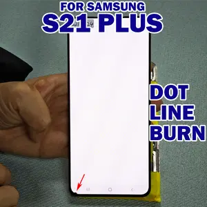 Bilashmart S21+ AMOLED Defective Display test before delivery Dot Line Burn Bad pixel Screen Single Sale Pulled Parts Samsung S21 PLUS
