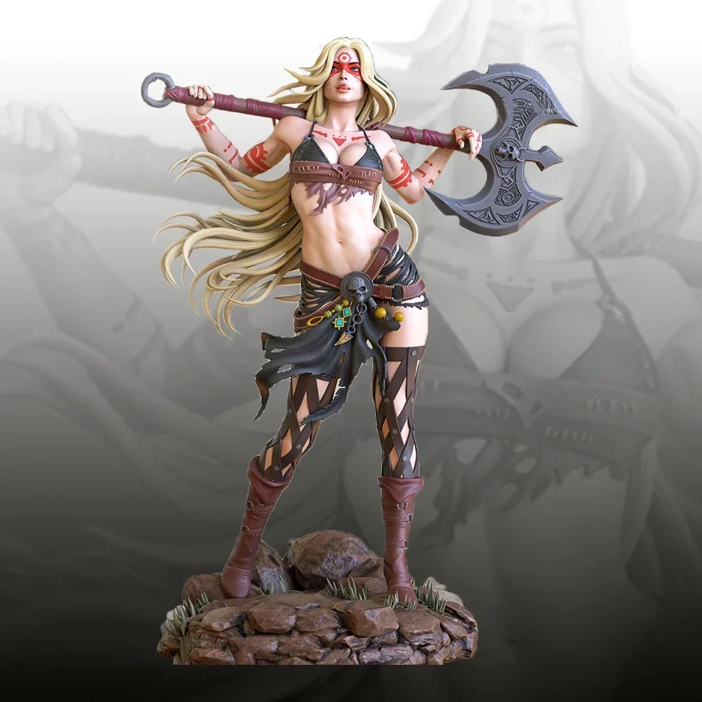 

Barbarian 1:24 Miniature Resin Plastic Model Kit Unpainted Resin Model Kit A134