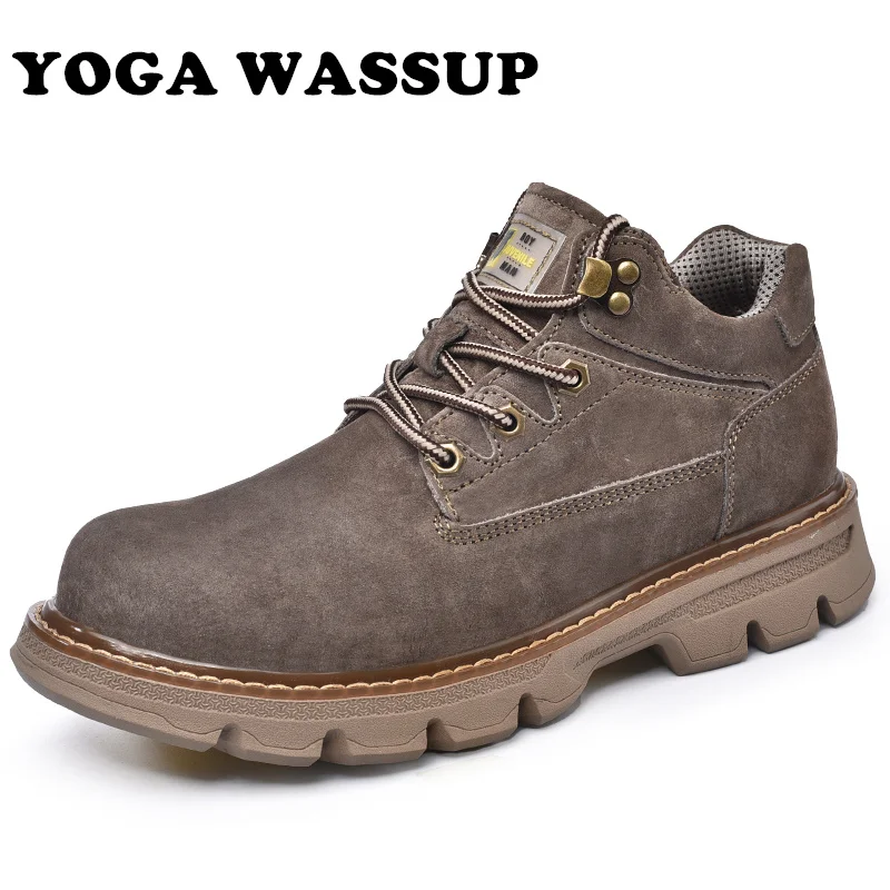 YOGA WASSUP-Men's Waterproof Hiking Shoes Athletic Training Hiking Outdoor Wear Resistant 2024