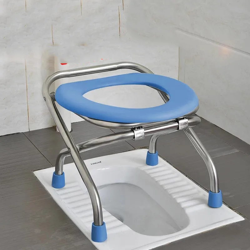 مايندر المسنين كرسي الحمام المحمول خطوة دش ومرحاض مقعد قابل للطي توفير المساحة مصمم سيلا Plegable أثاث الحمام #6