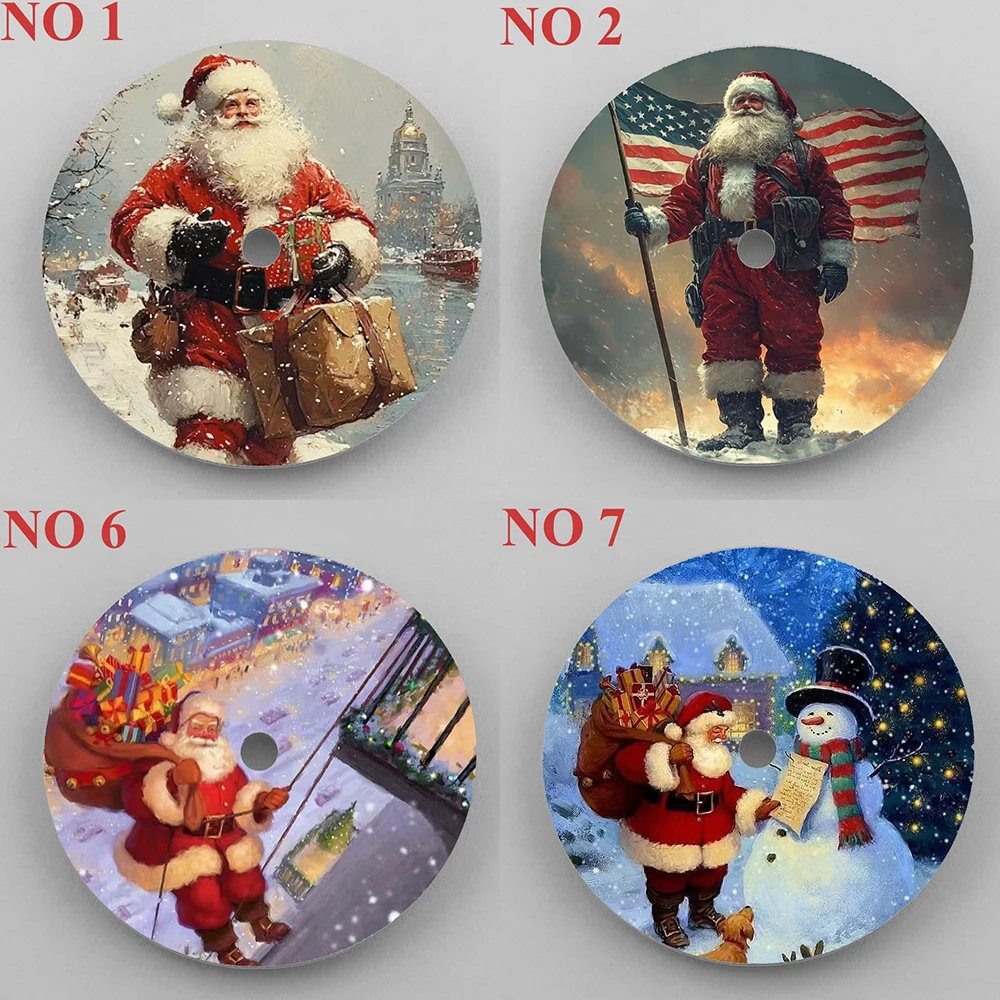 Watch Dial 28.5mm Christmas Creative Dial nh35 Dial Color Printing Watch Face Fit NH35/36 Movement Watch Parts