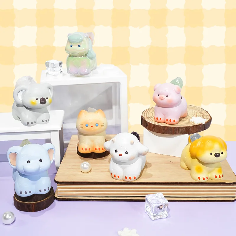 Beibei носить кристалл аромат слепая коробка фигурка украшение для рабочего стола небольшой подарок интернет знаменитость однокласс подарок на день рождения