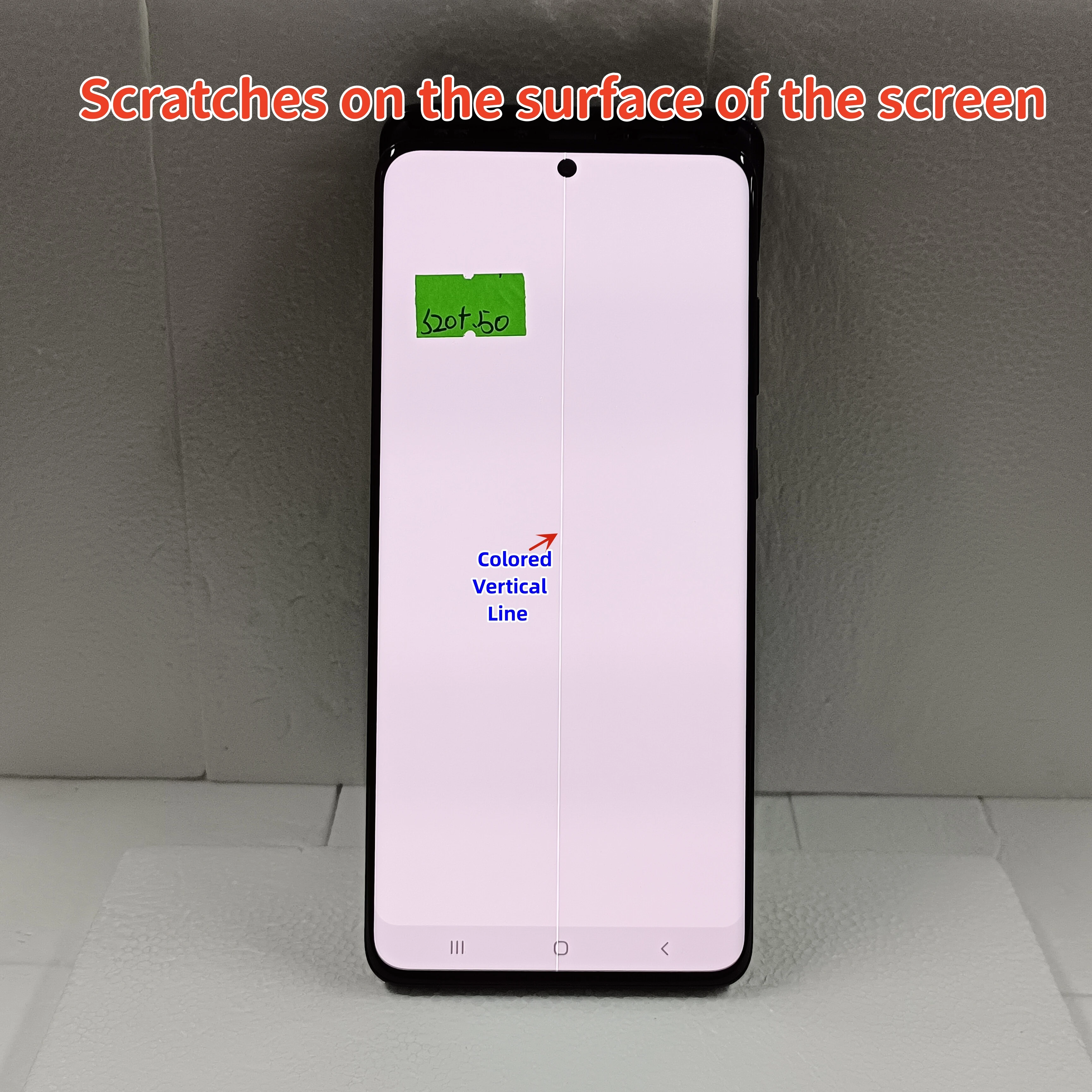 100 Tested S20+ LCD For Samsung Galaxy S20 Plus Display Touch Screen Digitizer SM-G985A G985U G985F/DS Display With Defects