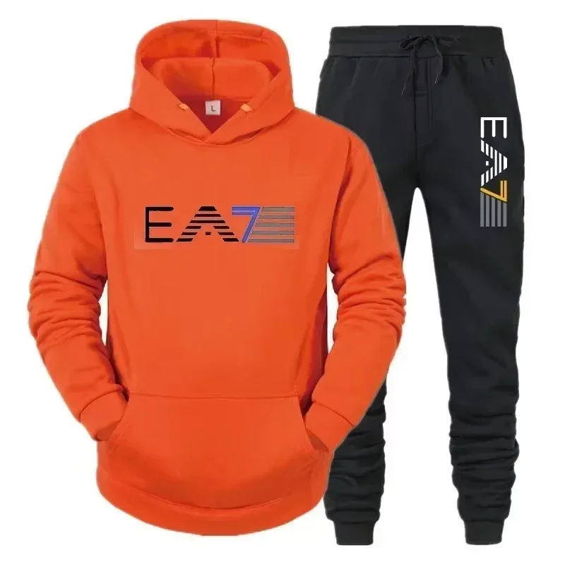

Men's Tracksuit Set: Stylish, Comfortable, and Casual - Autumn/Winter Men's Sportswear Set with Jacket and Pants (Two-Piece Set)