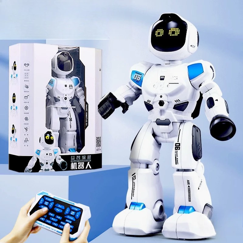 Intelligent remote control robot voice interactive programming technology early education