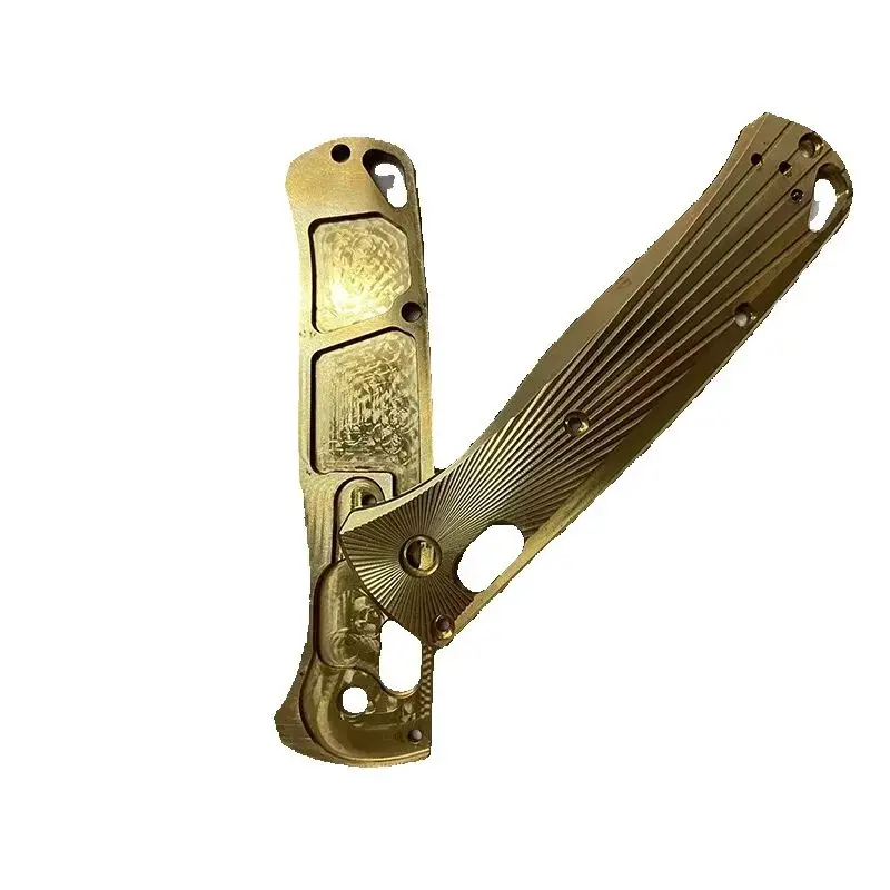 

1 пара латунных весов с ручкой для ножей Benchmade Bugout 535, аксессуары для самостоятельного изготовления, детали