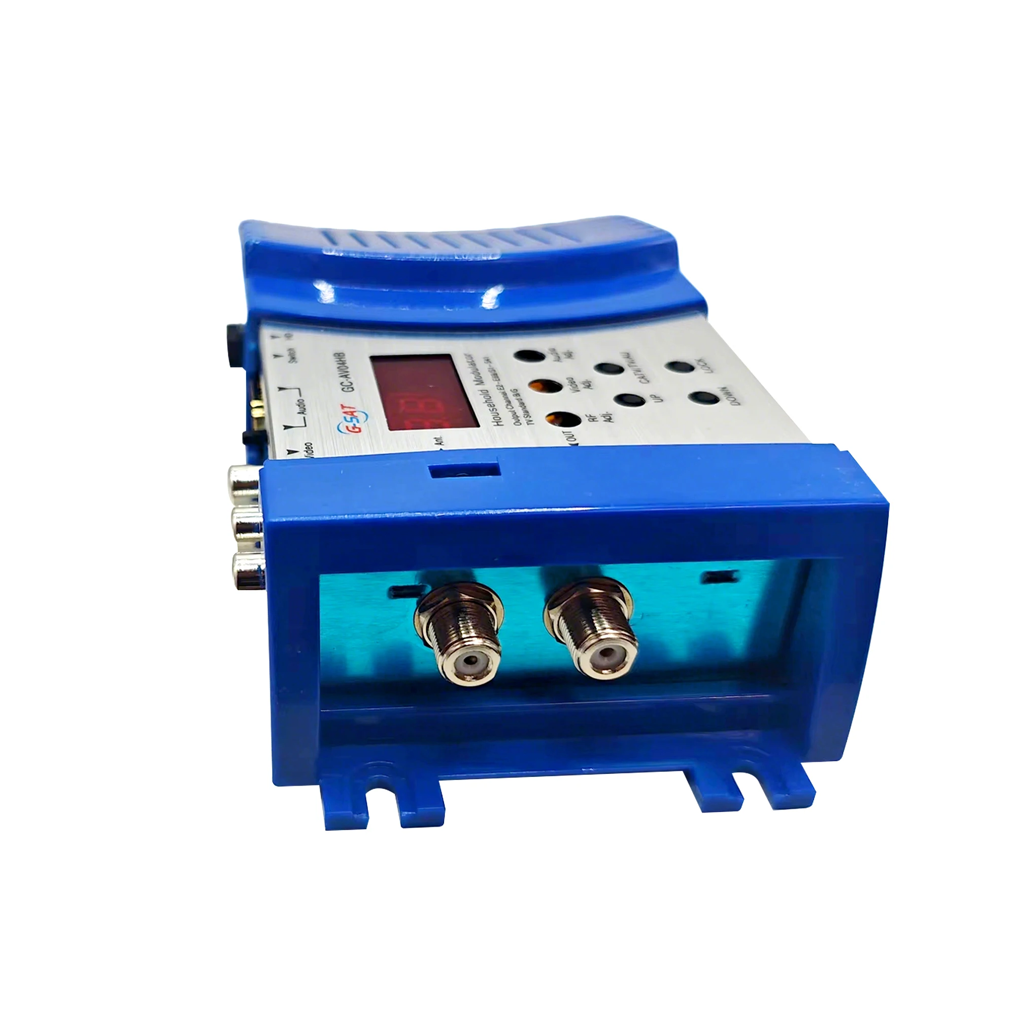 1 Channel HD AV To Analog Modulator Hdmi to RF CVBS AV to RF PAL NTSC SECAM Adjustable Frequency TV CATV Hotel Cable