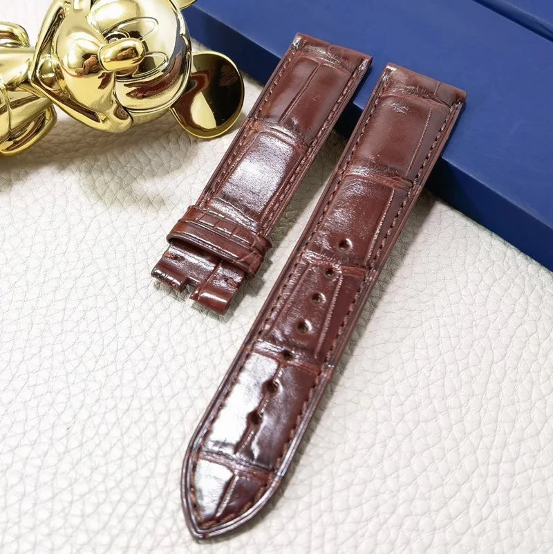 FUYIJIA 10MM~26MM Soft Nile Crocodile Skin Watchbands Master Handmade Custom Brand Watch Substitute Strap Genuine Crocodile Belt